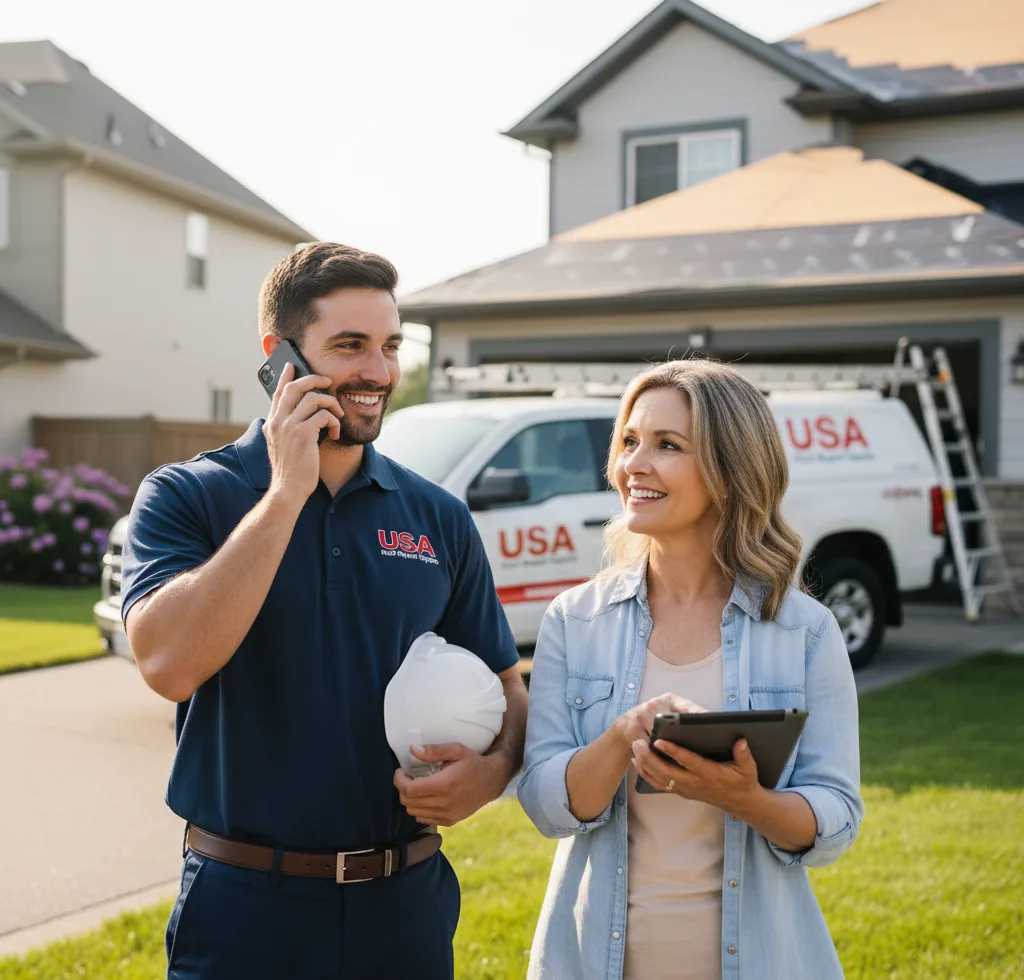 USA Roof Repair Experts customer support in Clarion